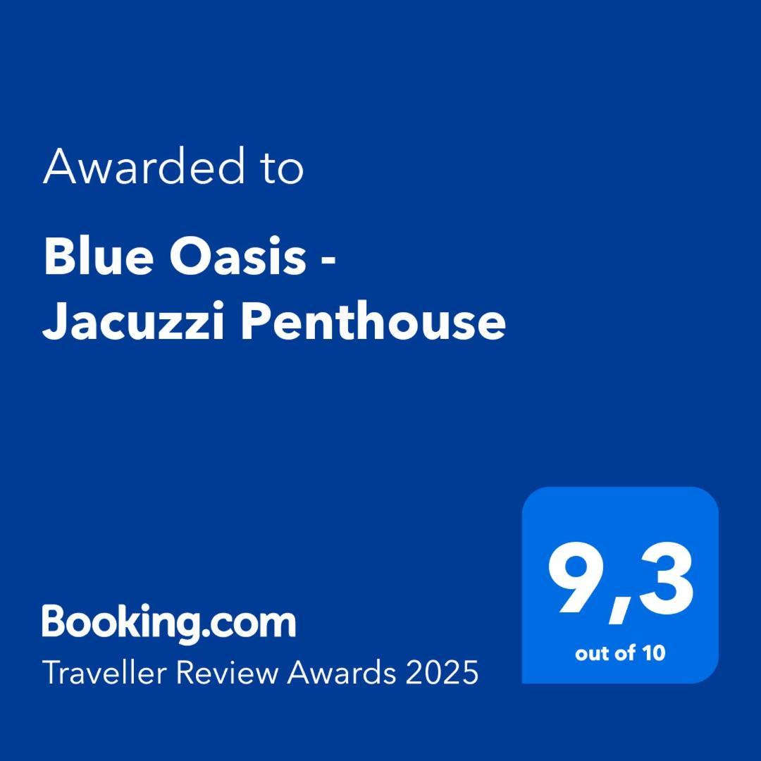 Blue Oasis - Jacuzzi Penthouse Lägenhet Aten Exteriör bild